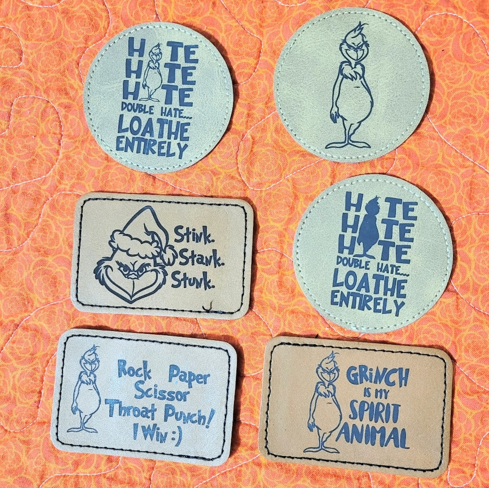 You Choose 1 Leather Hat Patch